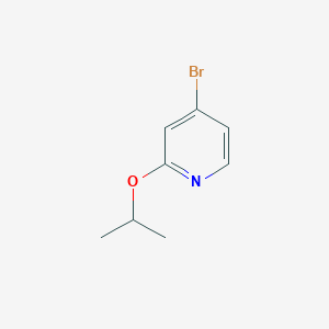 Chemical structure of 4-Bromo-2-isopropoxypyridine