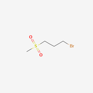 Chemical structure of 1-bromo-3-methanesulfonylpropane