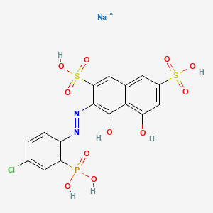 Chemical structure of Chlorophosphonazo Ⅰ