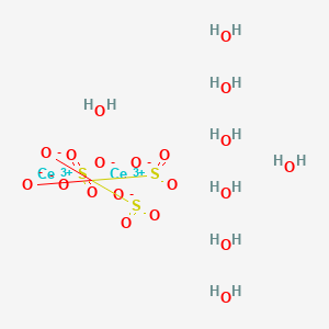 Chemical structure of Cerium sulfate octahydrate