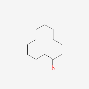 Chemical structure of Cyclododecanone