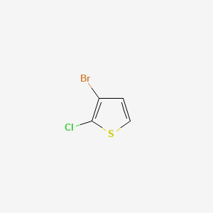 Chemical structure of 2-Chloro-3-bromo thiophene