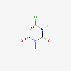 Chemical structure of 6-Chloro-3-methyluracil