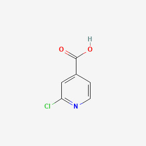 Chemical structure of 2-Chloroisonicotinic Acid