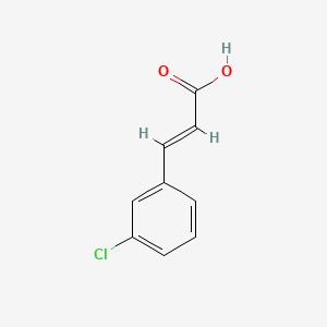 Chemical structure of 3-Chlorocinnamic Acid