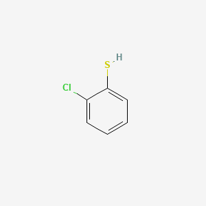 Chemical structure of 2-Chlorothiophenol