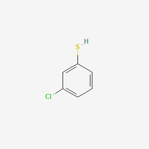 Chemical structure of 3-Chlorobenzenethiol