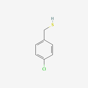 Chemical structure of 4-Chlorobenzenemethanethiol