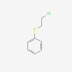 Chemical structure of 2-Chloroethyl phenyl sulfide