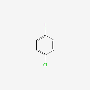 Chemical structure of 1-Chloro-4-iodobenzene