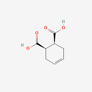 Chemical structure of cis-4-Cyclohexene-1,2-dicarboxylic Acid