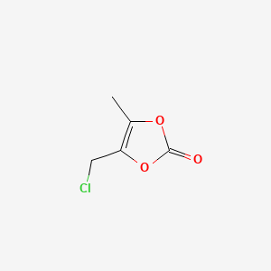 Chemical structure of 4-Chloromethyl-5-methyl-1,3-dioxol-2-one