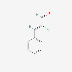 Chemical structure of α-Chlorocinnamaldehyde
