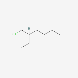 Chemical structure of 2-Ethylhexyl chloride