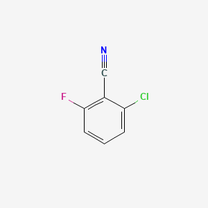 Chemical structure of 2-Chloro-6-fluorobenzonitrile