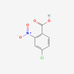 Chemical structure of 4-Chloro-2-nitrobenzoic acid