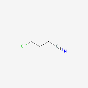 Chemical structure of 4-Chlorobutyronitrile