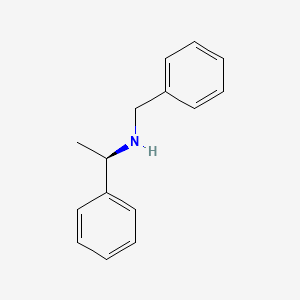 Chemical structure of (+)-Benzylphenethylamine