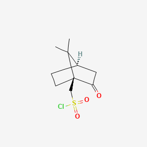 Chemical structure of Camphor-10-sulfonyl chloride