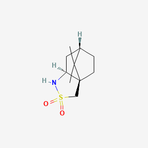 Chemical structure of (+)-10,2-Camphorsultam