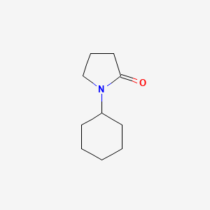 Chemical structure of 1-Cyclohexyl-2-pyrrolidone