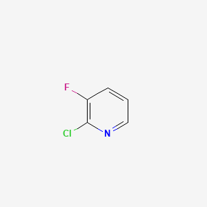 Chemical structure of 2-Chloro-3-fluoropyridine