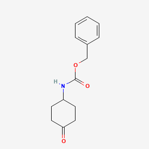 Chemical structure of N-Cbz-4-aminocyclohexanone