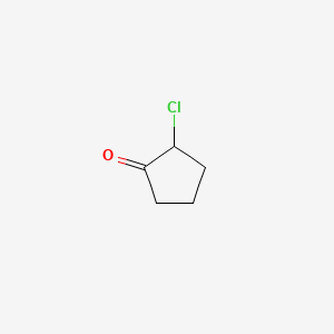 Chemical structure of 2-Chlorocyclopentanone