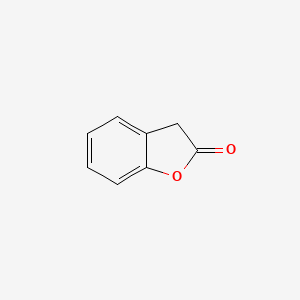 Chemical structure of 2-Coumaranone