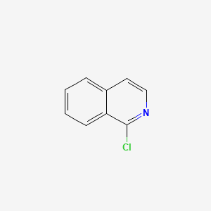 Chemical structure of 1-Chloroisoquinoline