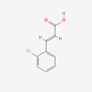 Chemical structure of 3-(2-Chlorophenyl)acrylic acid