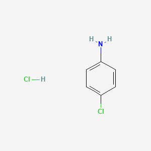 Chemical structure of 4-Chloroaniline hydrochloride