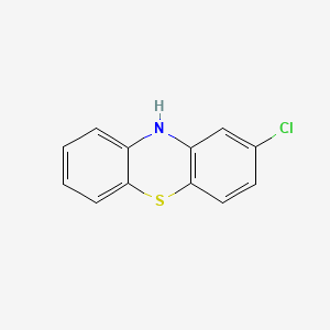 Chemical structure of 2-Chlorophenothiazine
