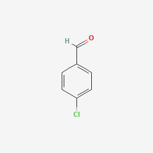 Chemical structure of p-Chlorobenzaldehyde