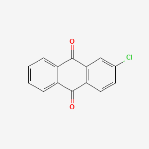 Chemical structure of 2-Chloroanthraquinone