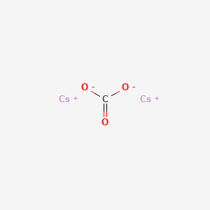 Chemical structure of Caesium carbonate