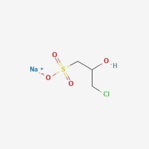 Chemical structure of Sodium 3-Chloro-2-hydroxypropanesulfonate