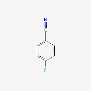 Chemical structure of 4-Chlorobenzonitrile