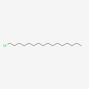 Chemical structure of 1-Chlorohexadecane