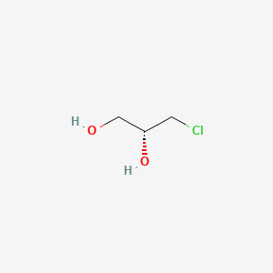Chemical structure of (R)-(-)-3-Chloro-1,2-propanediol