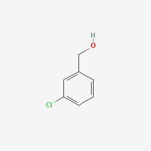 Chemical structure of 3-Chlorobenzyl alcohol