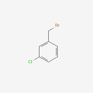 Chemical structure of 3-Chlorobenzyl bromide