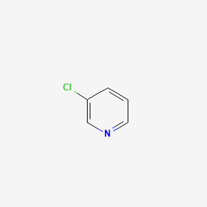 Chemical structure of 3-Chloropyridine