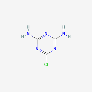 Chemical structure of 2-Chloro-4,6-diamino-1,3,5-triazine solution