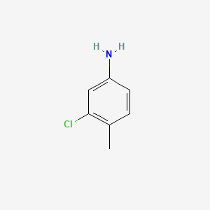 Chemical structure of 3-Chloro-4-methylaniline