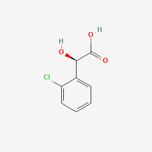 Chemical structure of (R)-(-)-2-Chloromandelic acid