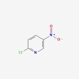 Chemical structure of 2-Chloro-5-nitropyridine