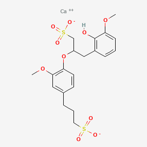 Chemical structure of Calcium lignosulfonate