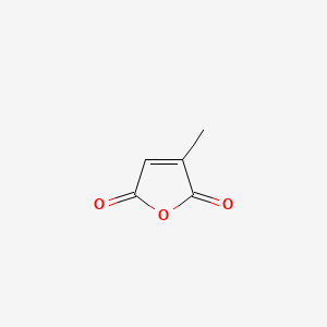 Chemical structure of Citraconic anhydride