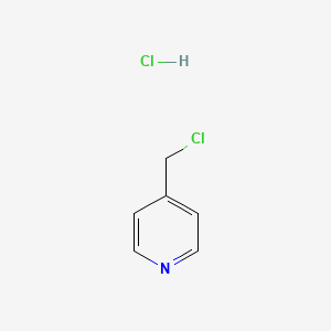Chemical structure of 4-(Chloromethyl)pyridinium chloride
